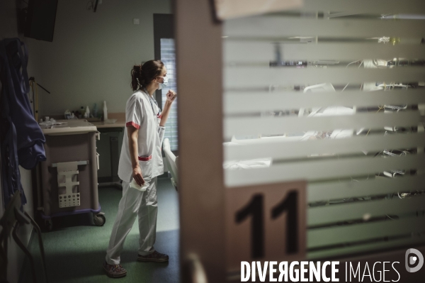 Service de réanimation de l hôpital Robert Ballanger.