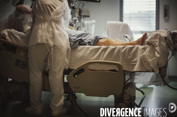 Service de réanimation de l hôpital Robert Ballanger.