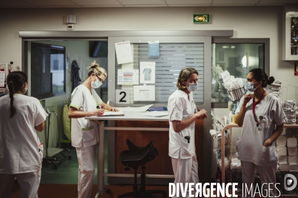 Service de réanimation de l hôpital Robert Ballanger.