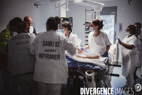 Service de réanimation de l hôpital Robert Ballanger.