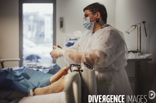 Service de réanimation de l hôpital Robert Ballanger.