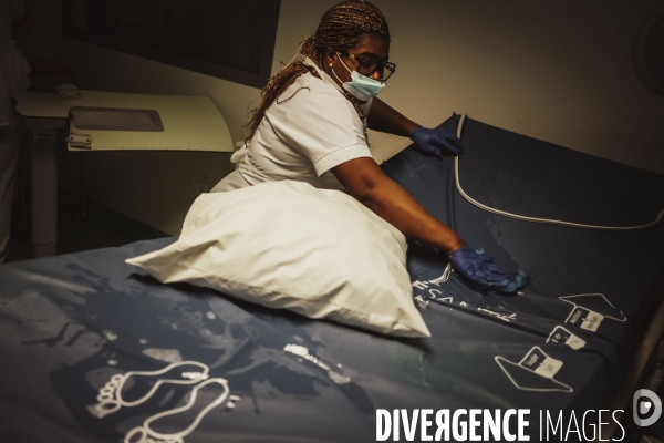Service de réanimation de l hôpital Robert Ballanger.