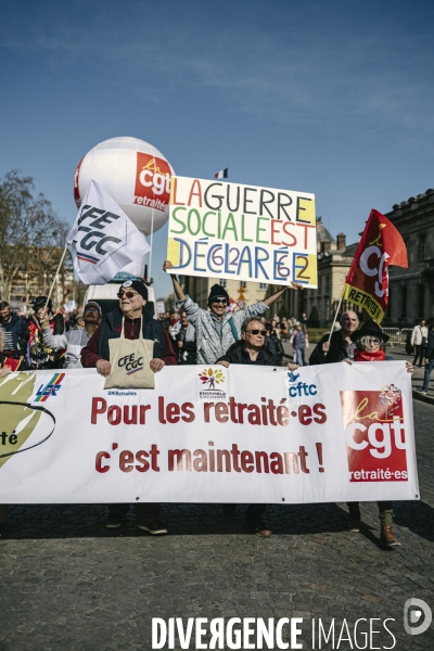 Manifestation des retraites