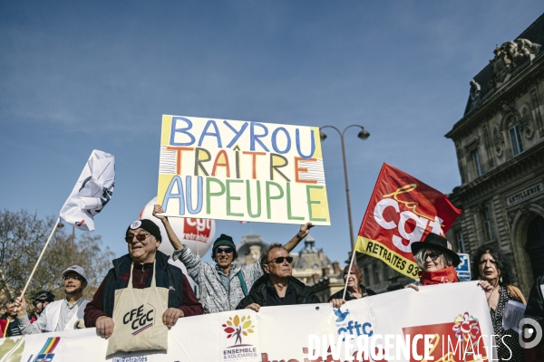 Manifestation des retraites