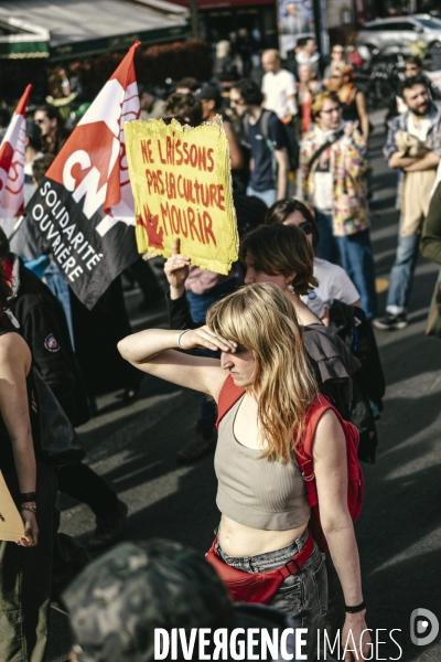 Manifestation du secteur de la culture