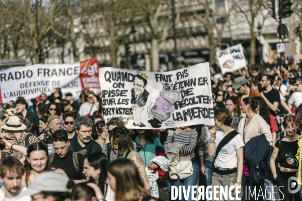 Manifestation du secteur de la culture