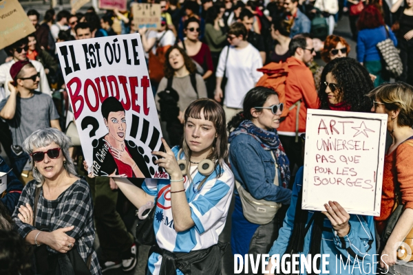 Manifestation du secteur de la culture