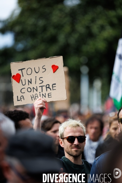 Manifestation contre le racisme à Nantes