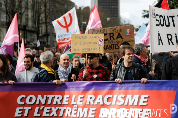 Manifestation contre le racisme à Nantes