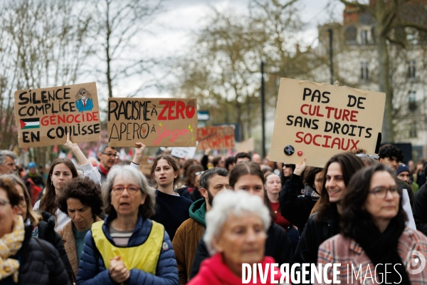 Manifestation contre le racisme à Nantes
