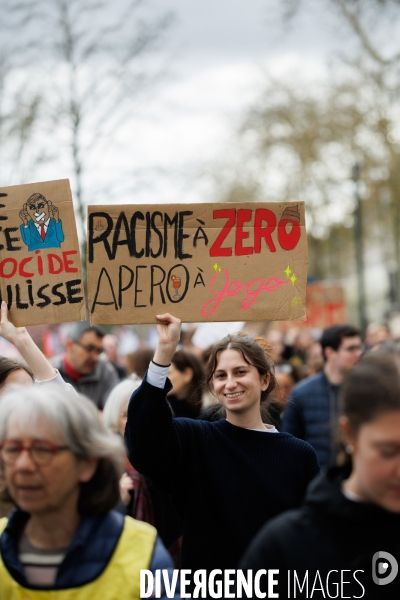 Manifestation contre le racisme à Nantes