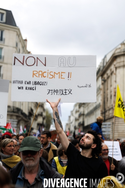 Manifestation contre le racisme à Nantes