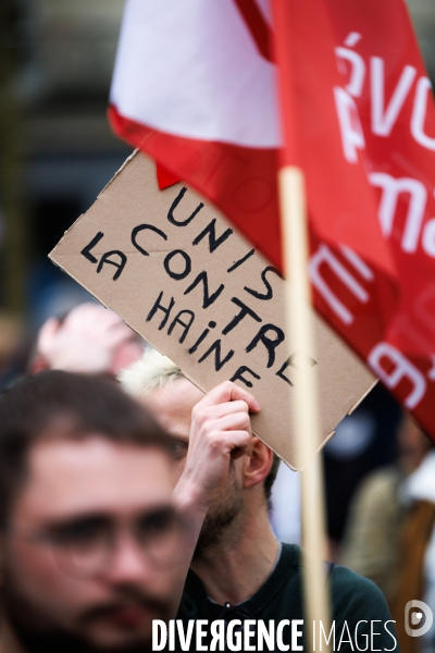 Manifestation contre le racisme à Nantes