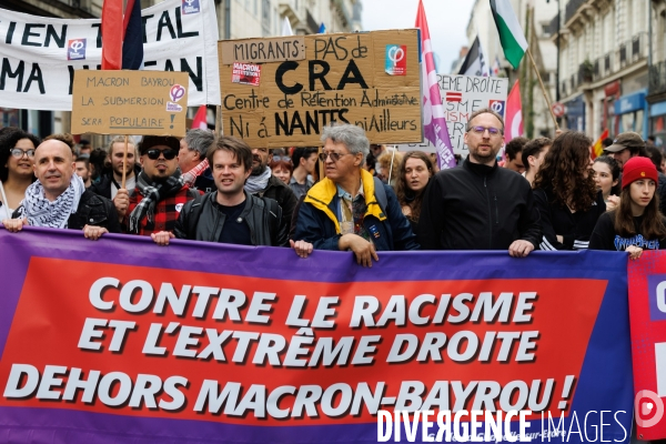 Manifestation contre le racisme à Nantes