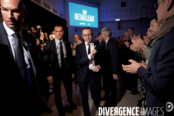 Bruno Retailleau / Campagne pour la présidence du parti Les Républicains