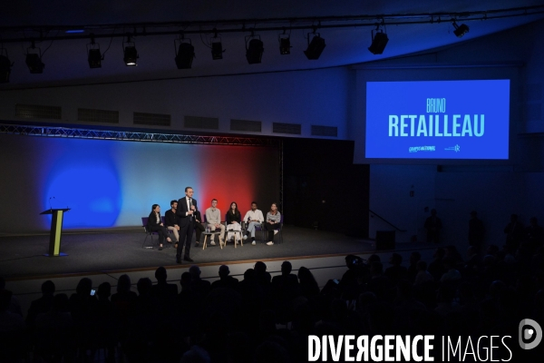 Bruno Retailleau / Campagne pour la présidence du parti Les Républicains
