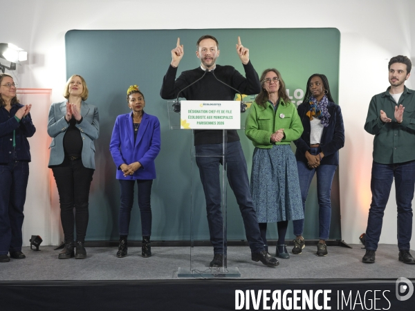 David Belliard elu tête de liste municipales Paris 2026