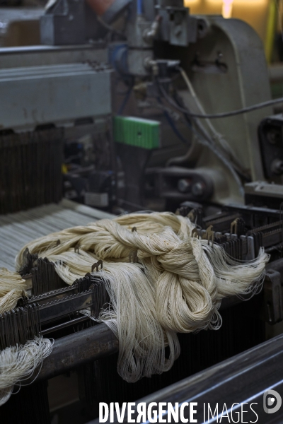 L’usine textile Tissage de France, à Rupt-sur-Moselle (Vosges), décembre 2024. 