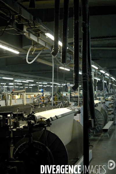L’usine textile Tissage de France, à Rupt-sur-Moselle (Vosges), décembre 2024. 