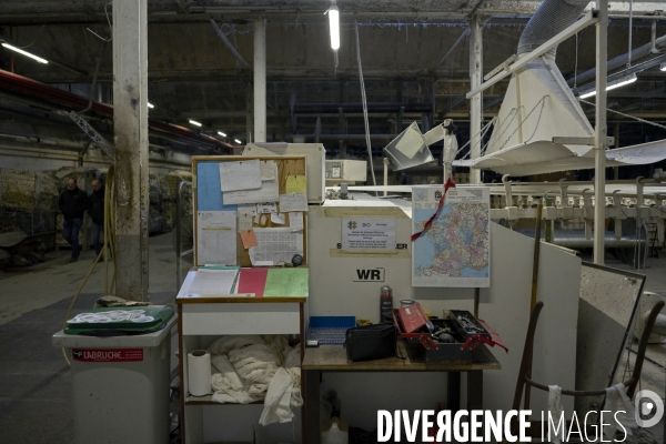 L’usine textile Tissage de France, à Rupt-sur-Moselle (Vosges), décembre 2024. 