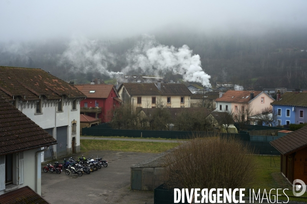 L’usine textile Tissage de France, à Rupt-sur-Moselle (Vosges), décembre 2024. 