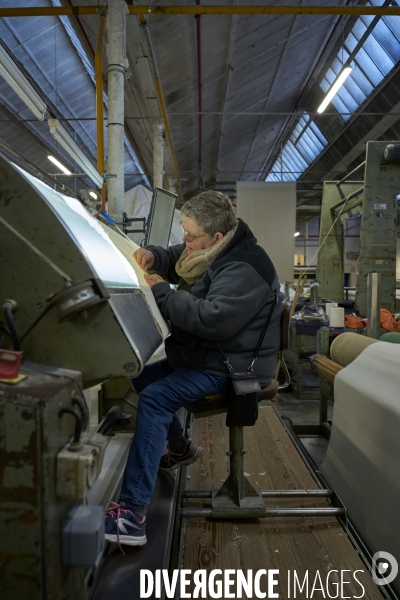 L’usine textile Tissage de France, à Rupt-sur-Moselle (Vosges), décembre 2024. 