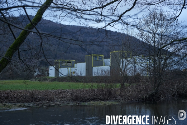 L’usine textile Tissage de France, à Rupt-sur-Moselle (Vosges), décembre 2024. 