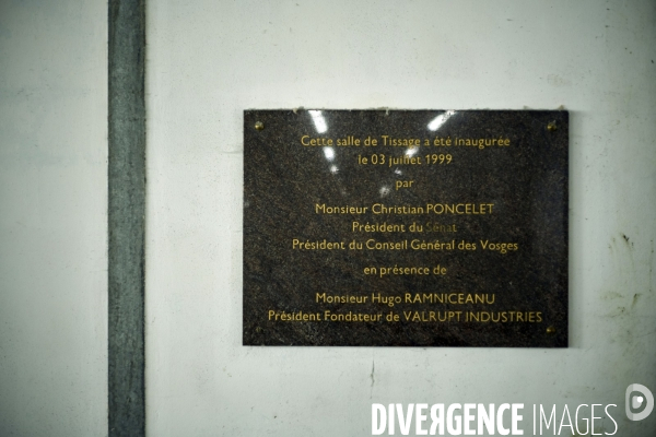 L’usine textile Tissage de France, à Rupt-sur-Moselle (Vosges), décembre 2024. 