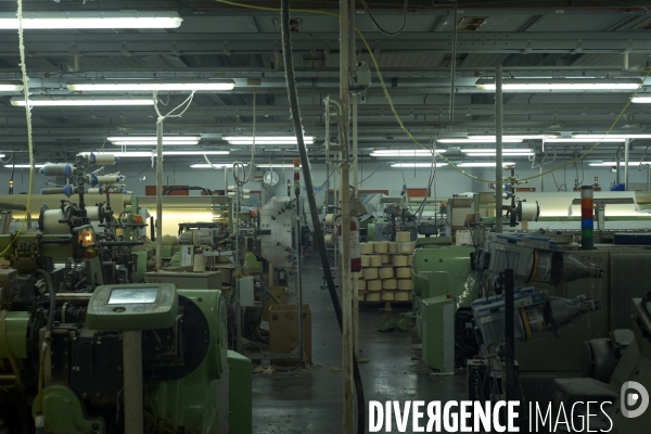 L’usine textile Tissage de France, à Rupt-sur-Moselle (Vosges), décembre 2024. 