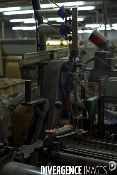 L’usine textile Tissage de France, à Rupt-sur-Moselle (Vosges), décembre 2024. 