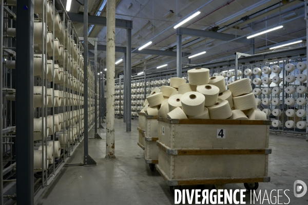 L’usine textile Tissage de France, à Rupt-sur-Moselle (Vosges), décembre 2024. 
