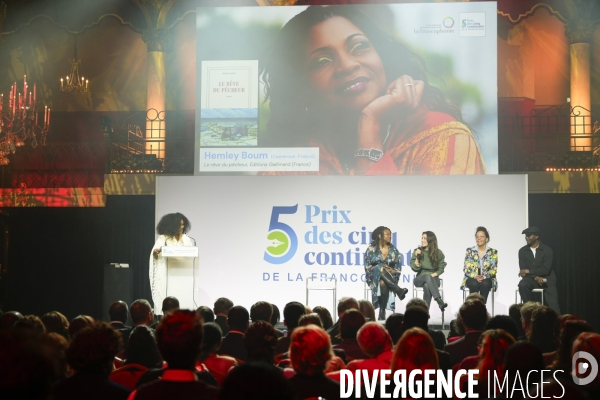 Cérémonie remise du 5eme prix littéraire des cinq continents, Paris, 2025