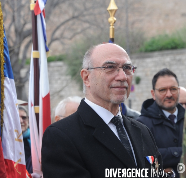 Commémoration de l entrée de Missak et Méliné Manouchian à Marseille le 18/01/2025