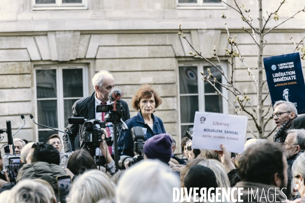 Rassemblement politique de soutien à Boualem Sansal
