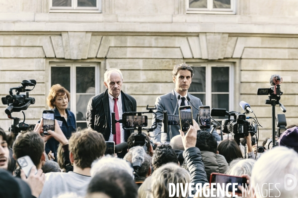 Rassemblement politique de soutien à Boualem Sansal