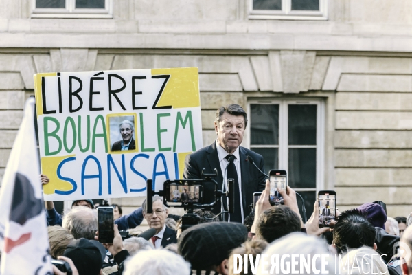 Rassemblement politique de soutien à Boualem Sansal