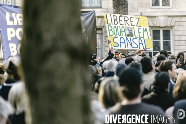Rassemblement politique de soutien à Boualem Sansal