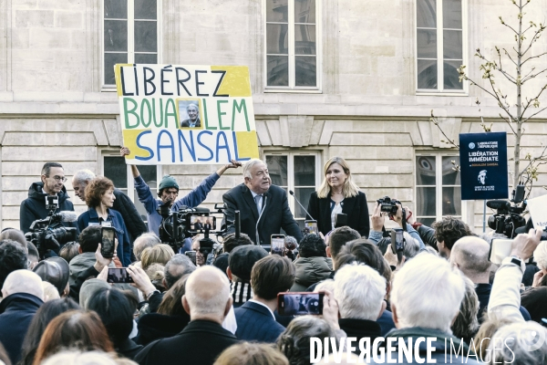 Rassemblement politique de soutien à Boualem Sansal