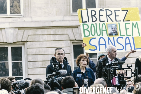 Rassemblement politique de soutien à Boualem Sansal