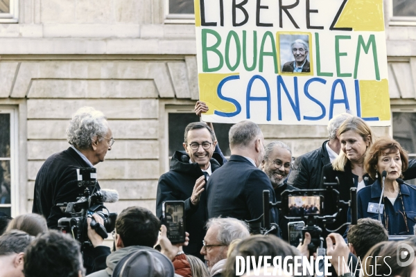Rassemblement politique de soutien à Boualem Sansal