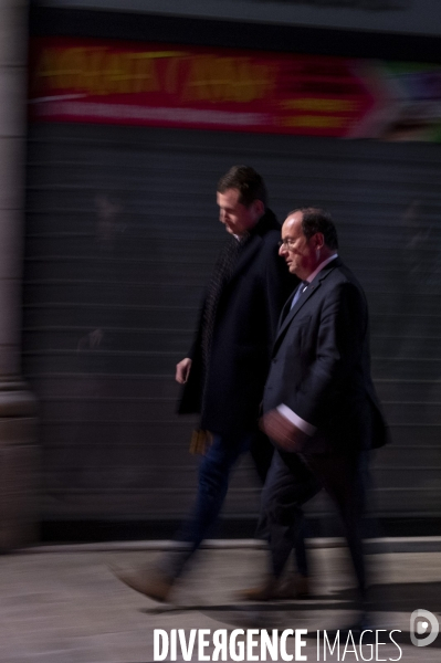 Agression du rabbin Engelberg. François Hollande à la synagogue