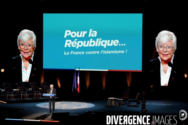 Meeting intitulé « Pour la République… La France contre l’islamisme »