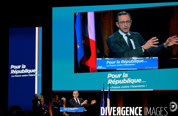 Meeting intitulé « Pour la République… La France contre l’islamisme »