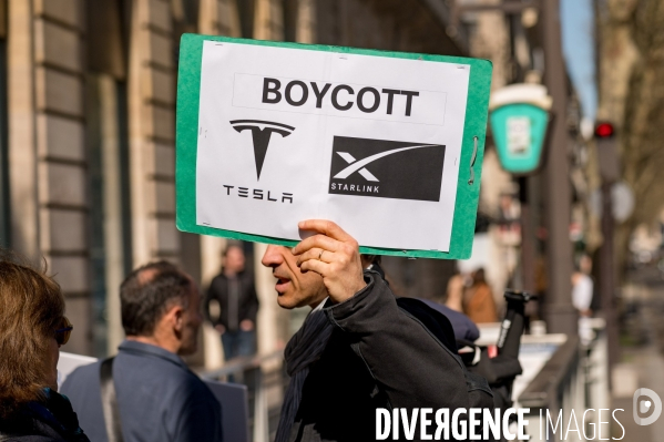 Journée mondiale d action contre Tesla