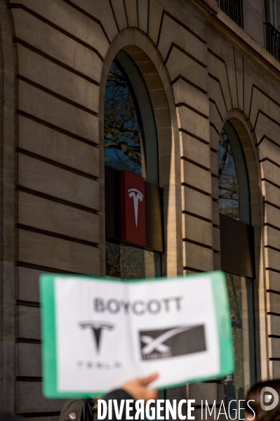 Journée mondiale d action contre Tesla