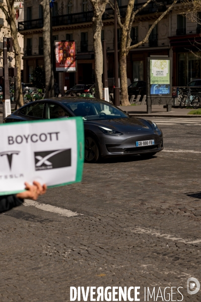 Journée mondiale d action contre Tesla
