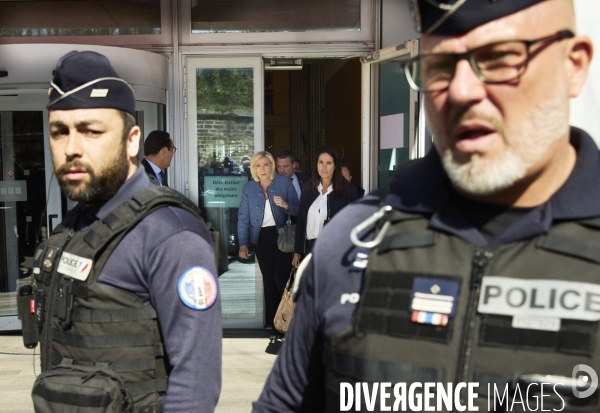 Marine Le Pen au tribunal de Paris