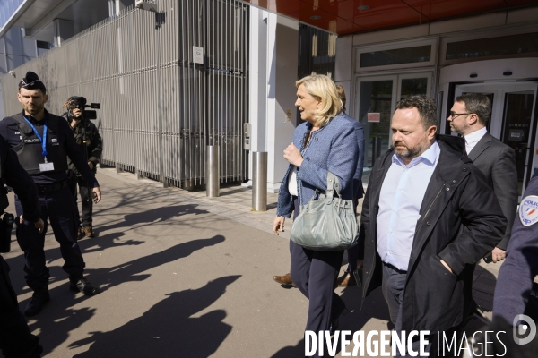 Marine Le Pen au tribunal de Paris