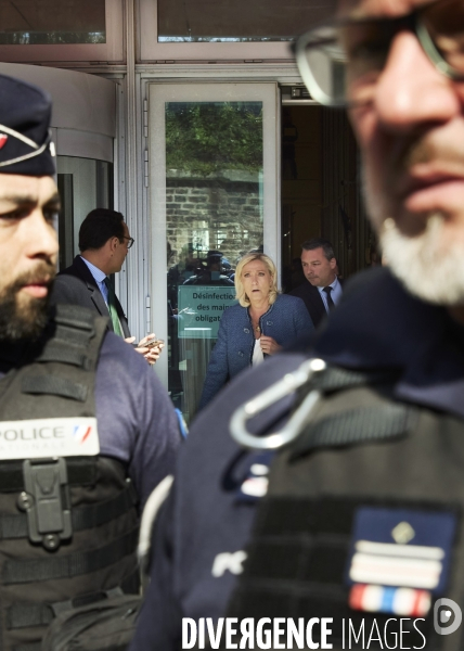 Marine Le Pen au tribunal de Paris