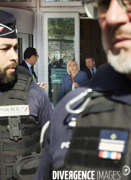 Marine Le Pen au tribunal de Paris